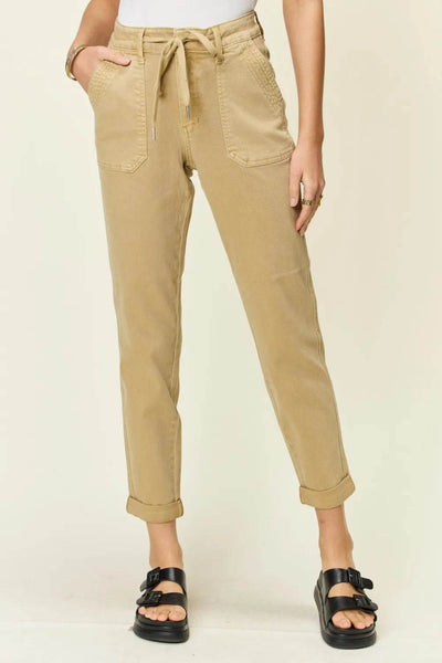 Judy Blue Full Size High Waist Jogger Jeans - Ebony's Shopping