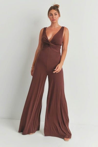 Wide Leg Jumpsuit - Ebony's Shopping