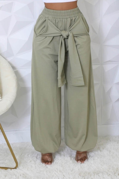 High-waisted Stretch Pants - Ebony's Shopping