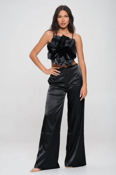Crop Top & Pant Set - Ebony's Shopping