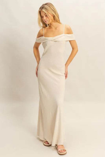 HYFVE Flattering Fit Cami Maxi Dress - Ebony's Shopping