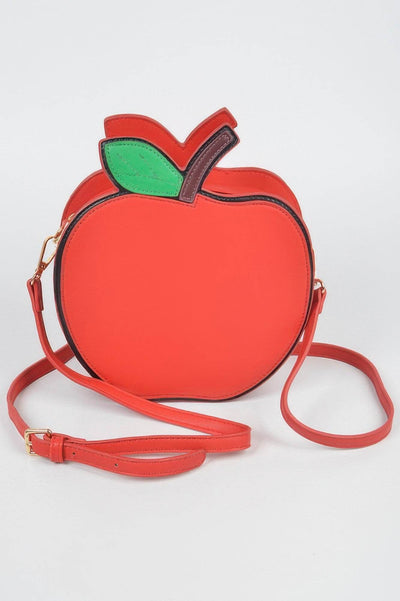 Apple Shape Fun Clutch - Ebony's Shopping