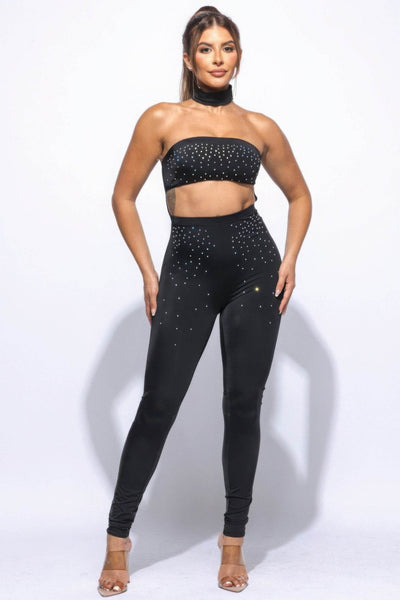 Chocker Tube Jumpsuit - Ebony's Shopping