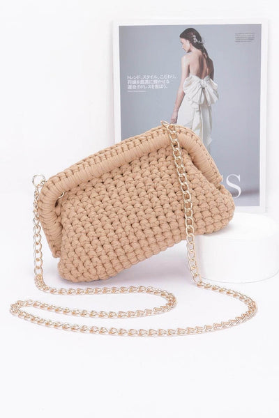 Cotton Braided Clutch - Ebony's Shopping