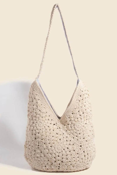 Fame Soft Intricate Braided Tote Bag - Ebony's Shopping