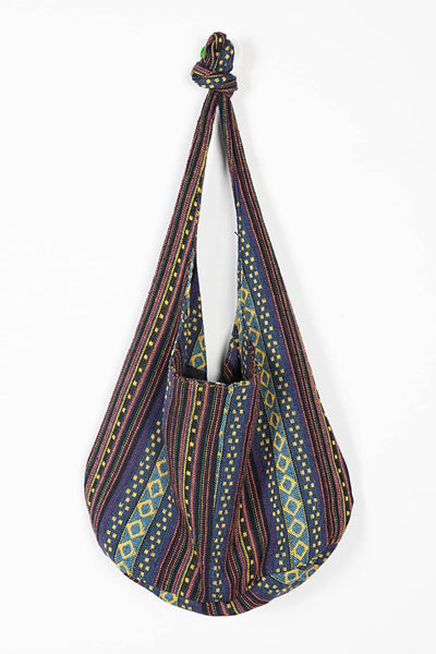 Large Canvas Crossbody Bag - Ebony's Shopping