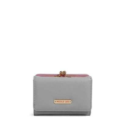 Nicole Lee USA Vegan Leather Trifold Wallet - Ebony's Shopping