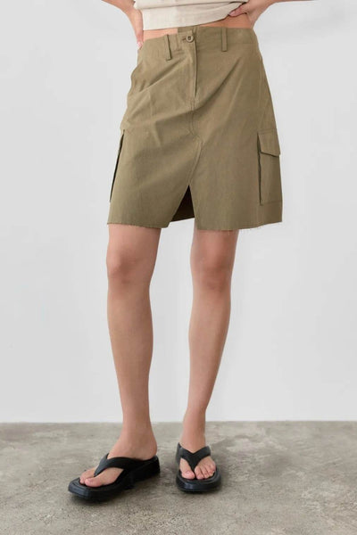 POL Slit Skirt with Pockets - Ebony's Shopping