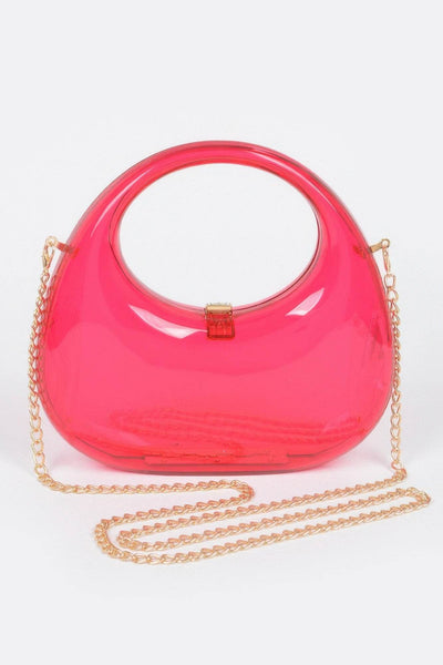 Transparent Acrylic Clutch - Ebony's Shopping